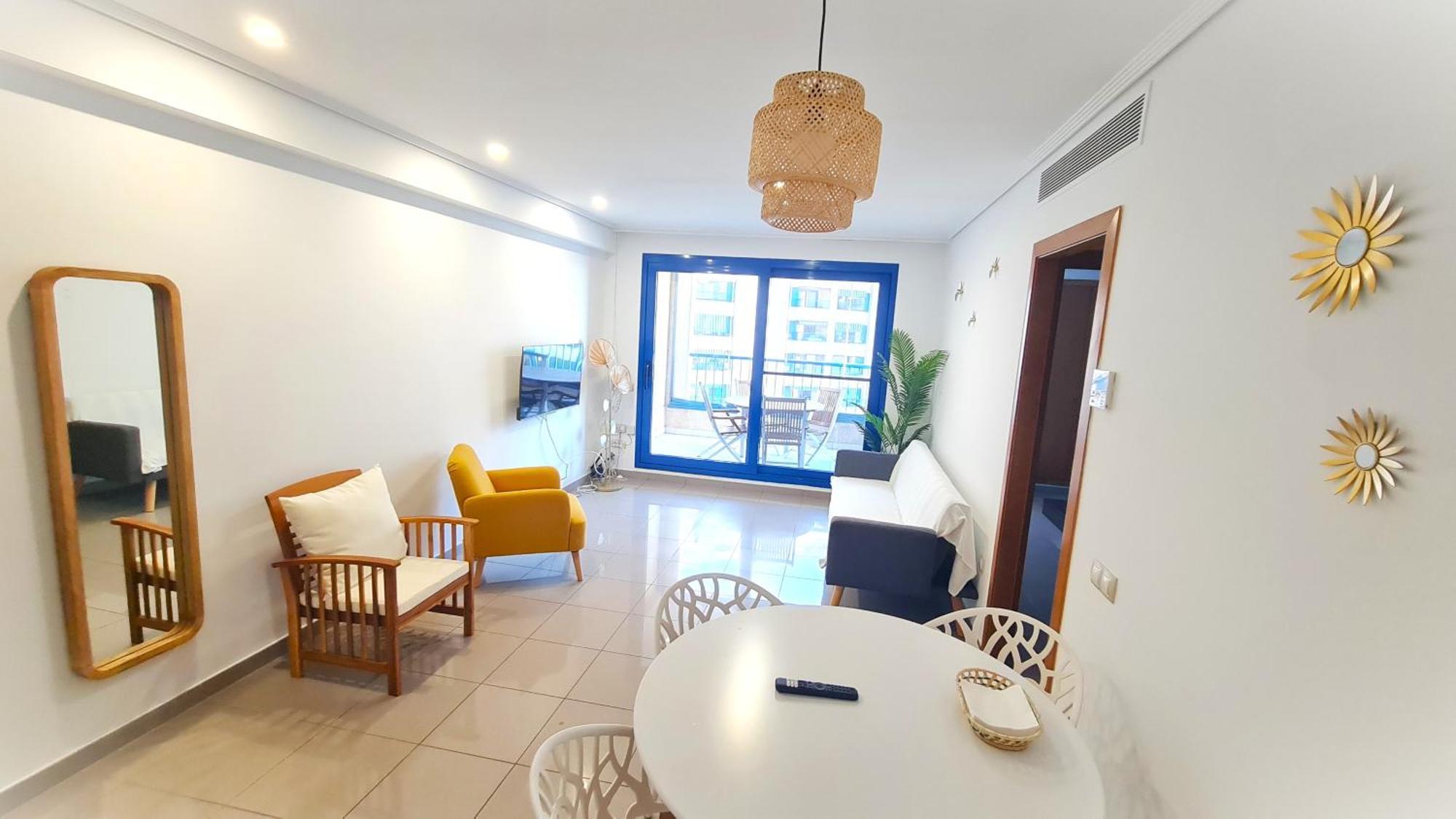 Beach Valencia Luxury D15-9 Apartment With Terrace And Sea Views With Two Rooms Εξωτερικό φωτογραφία